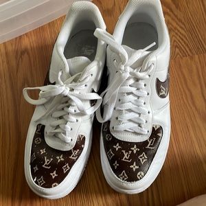 Nike customized Air Force ones